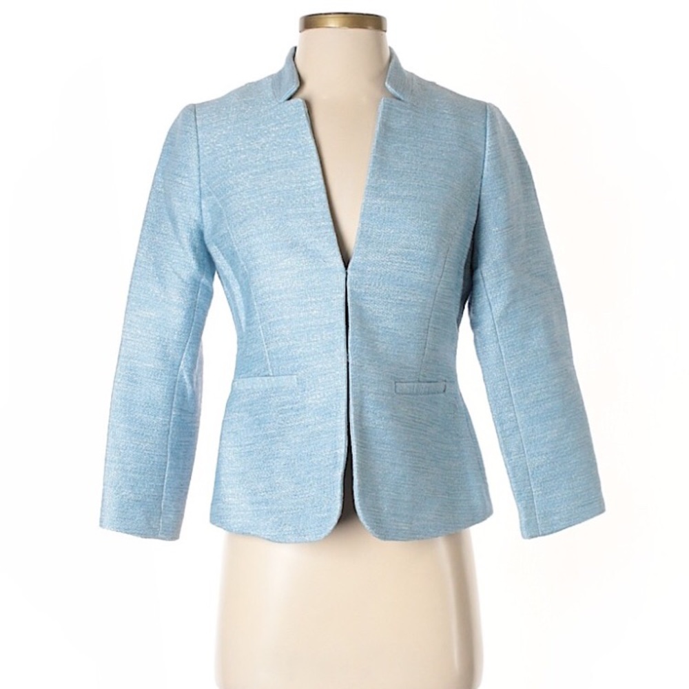 Talbots light blue blazer
